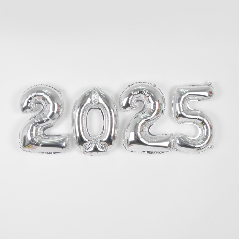 숫자은박풍선 소 - 실버2025패키지