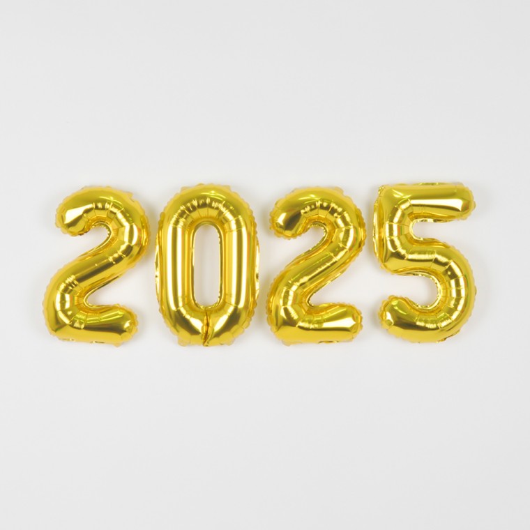 숫자은박풍선 소 - 골드2025패키지